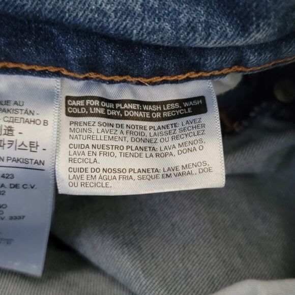 Levis Size 25 Mom Jeans Blue - Picture 4 of 6